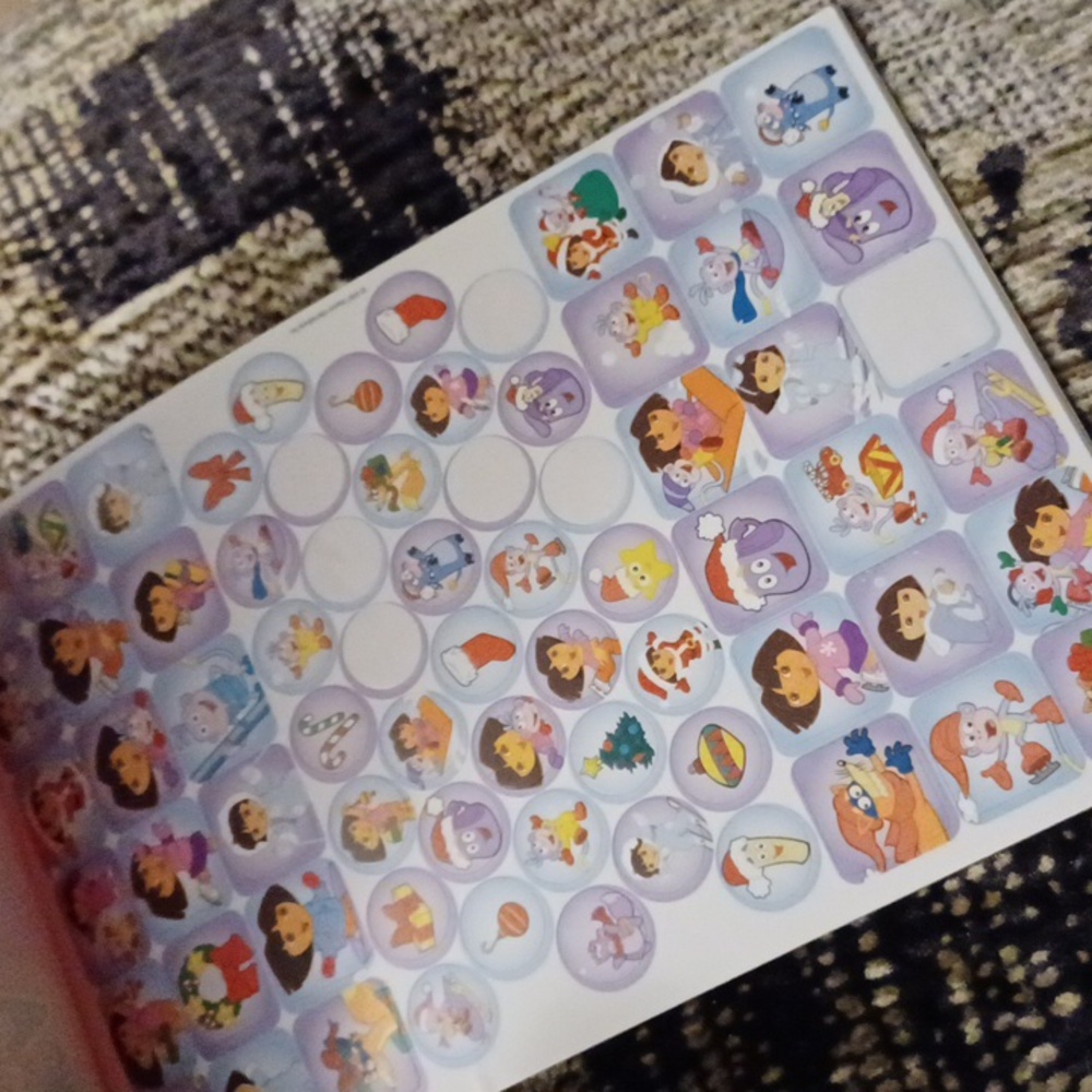 Free Add-on Nickelodeon Dora the Explorer Stickerland Sticker Book - Incomplete - Picture 4 of 5